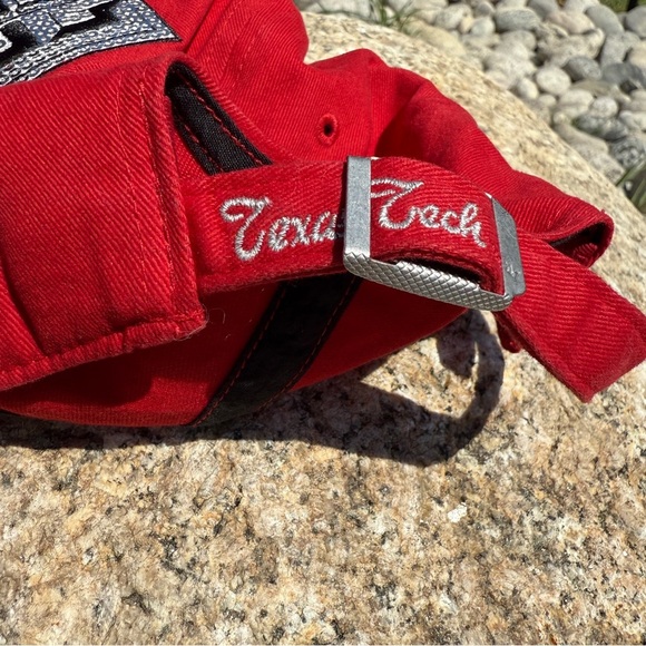 Texas Tech Red Raiders Women’s ‘47 Brand Adjustable Baseball Cap Sequin Red - Picture 4 of 8
